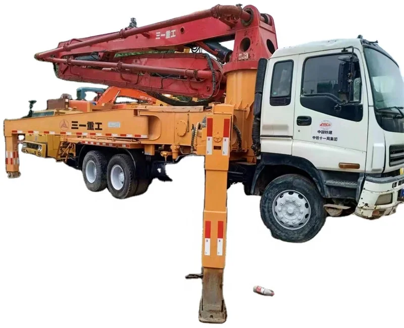 37m Sany SY5270THB Truck Mounted concrete Pump used sany SY5270THB Concrete Pump Truck