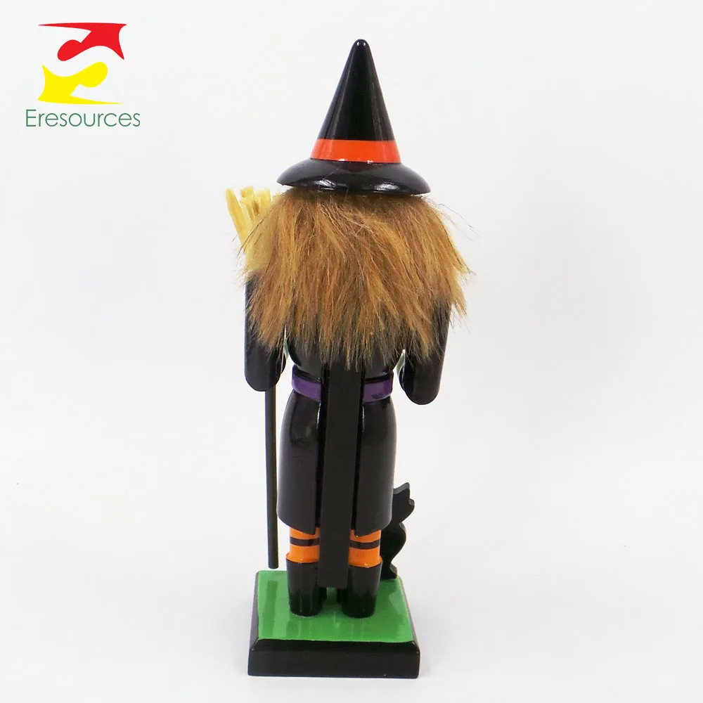 Wholesale Halloween Wooden Nutcrackers the Wicked Witch Halloween Decoration
