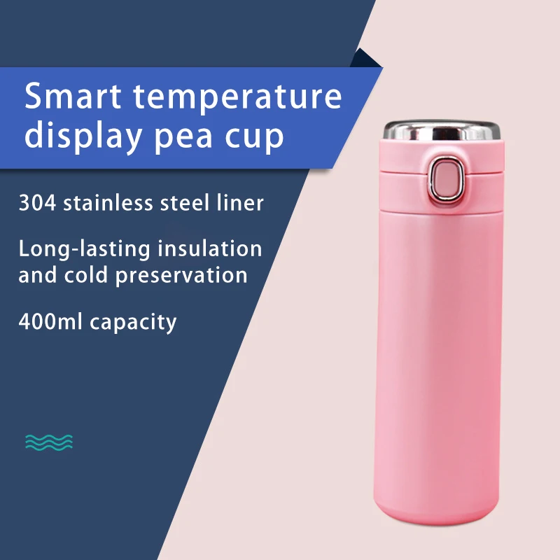  Умная бутылка для воды из нержавеющей стали Smart thermo tumbler портативная двойная настенная Герметичная Бутылка Для Воды Со светодиодным цифровым