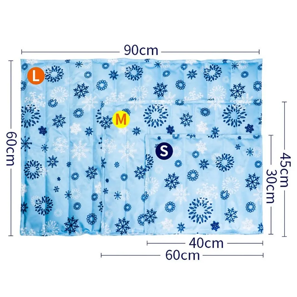 Customizable universal pet ice mats for cats and dogs in summer,cooling mat can use to dissipates heat for computer
