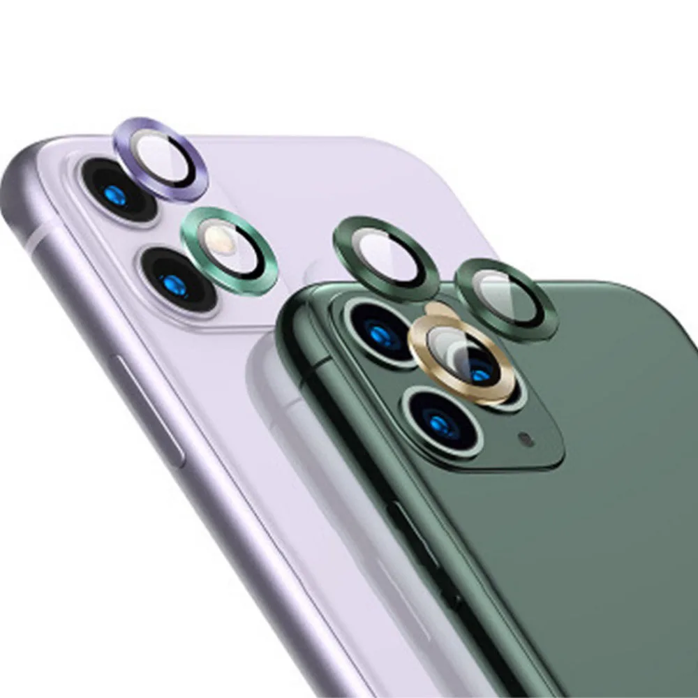 Aluminum Alloy CD Texture Single Ring Camera Lens Protector for iPhone 15 pro max 14plus 13 12 11  camera Screen Protective
