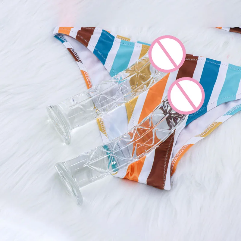 Fully Stocked Sex Toy Extra Long Pyrex Crystal Glass Anal Plug Dildo