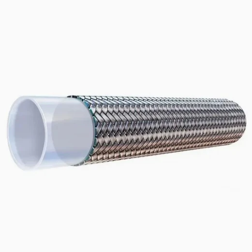 Professional Service High Pressure Stainless Steel Wire Braided Hose Ptfe Hydraulic Metal Hose Long Service Life