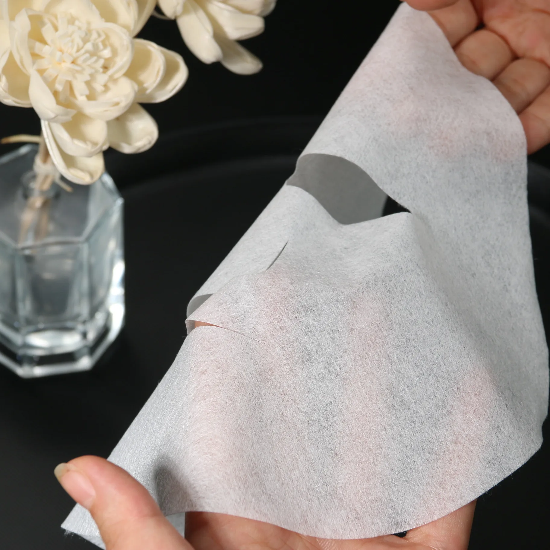 Super Absorbent 26gsm Face Mask Sheet Fabric Dry Mask Cloth Non-Woven