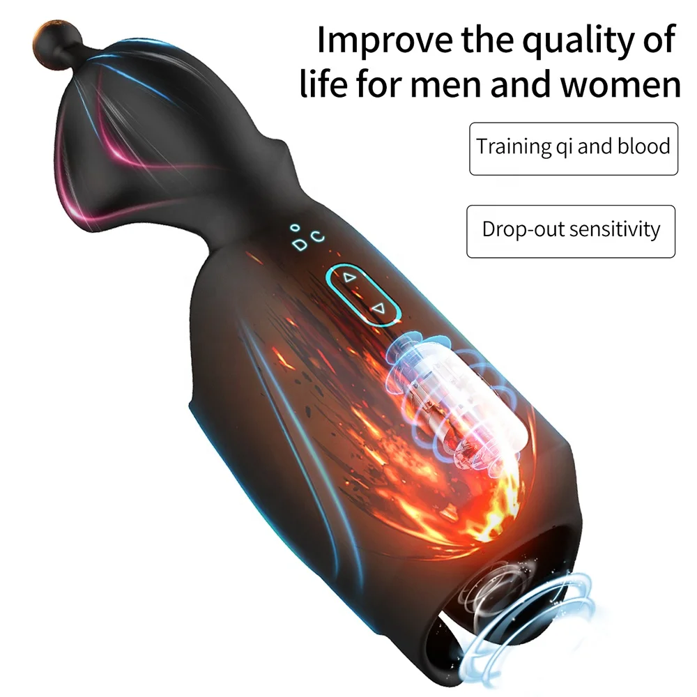 Automatic Glans Vibrator for Men Masturbator Dildo Vibrator Penis Trainer Delay Lasting Trainer Sex Toys Adult