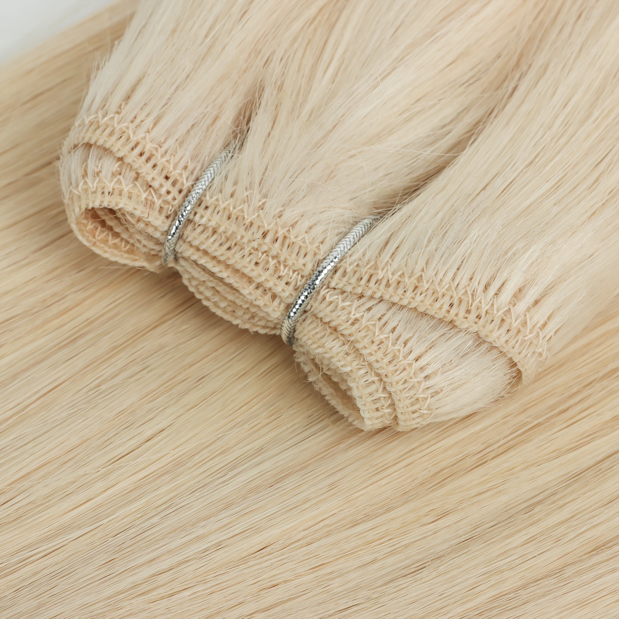 Raw Hair 12A Grade Machine Weft Double Drawn Virgin Cuticle Aligned 100Human Hair Weft Extensions