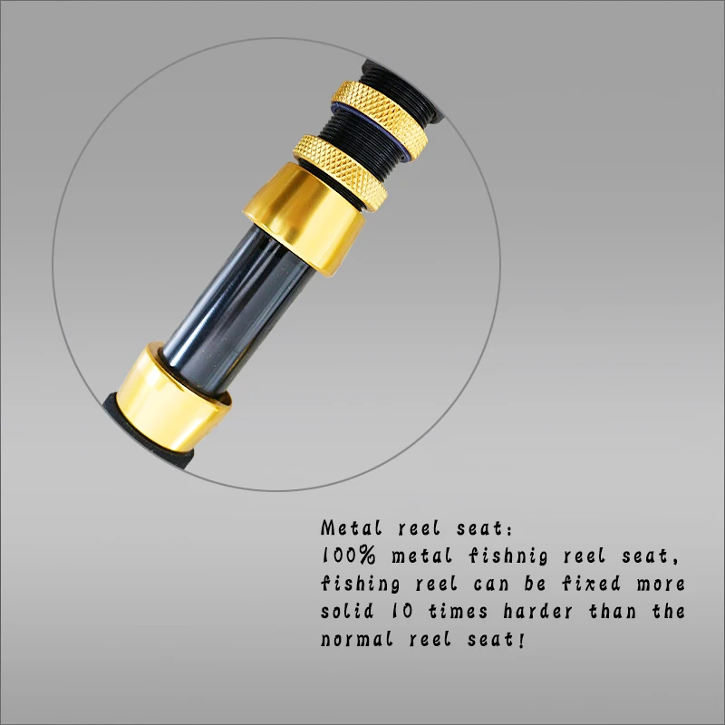 Trolling Fishing Rod Pacific Aluminum Reel Seat Boat Saltwater Rod