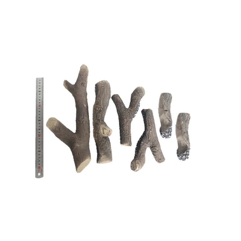 On Sale Inno Living Fireplace Decorative Ceramic Fiber Log Set