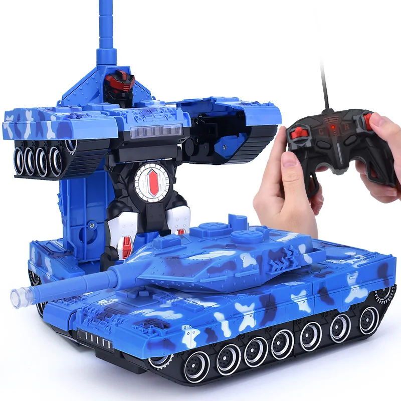 Remote control deformation tank simulation rc tank ted bakerbloom robot toy stunt vehicle  armored vehicle panzer model