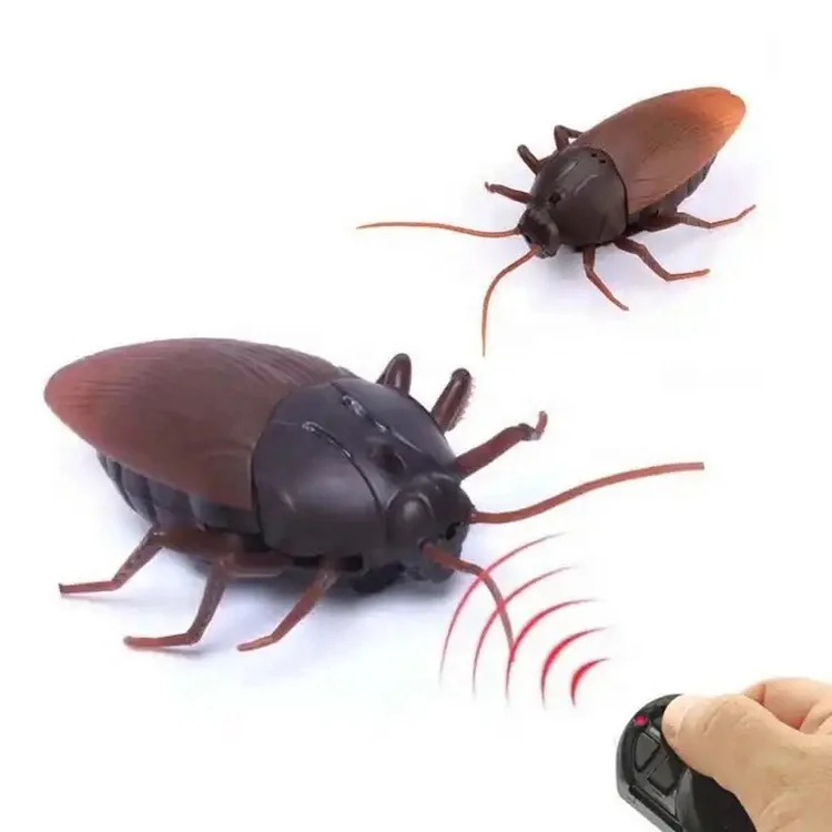Infrared Remote Control Cockroach Animal Toy Prank Insects Funny Joke Scary Trick Toys Remote Control Toy For Children Gifts