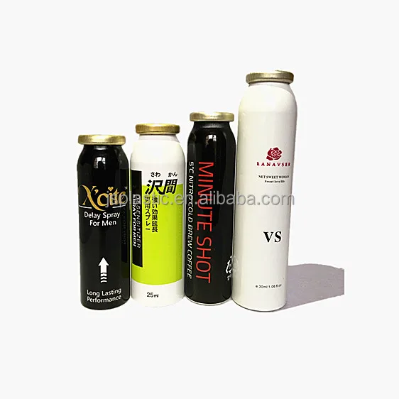 Wholesale Compressed Gas Pepper Spray can Aluminum Aerosol Cans Bottles refillable aerosol spray can