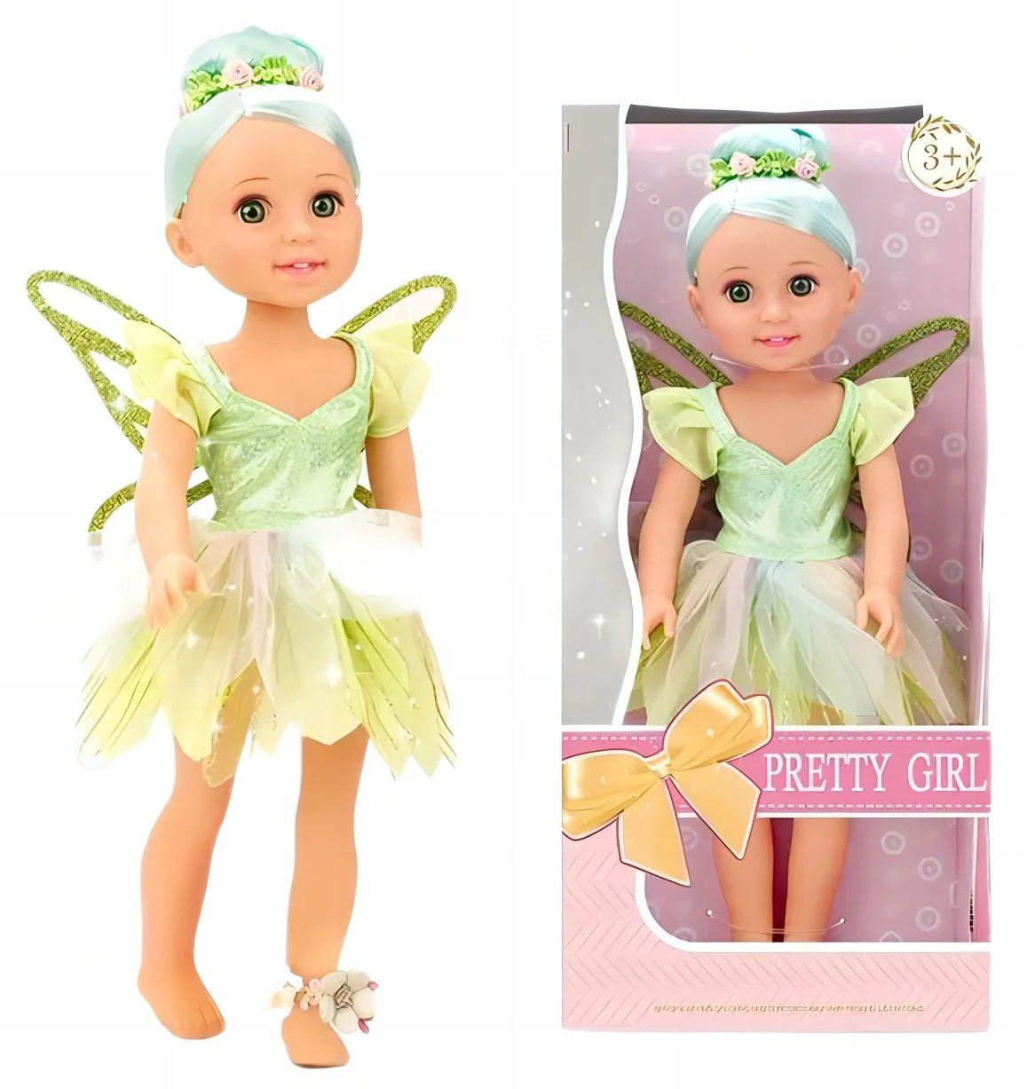 Lifelike Pretend Play Little Girl Baby Dolls Silicone Soft Reborn Baby Doll For Children Kids