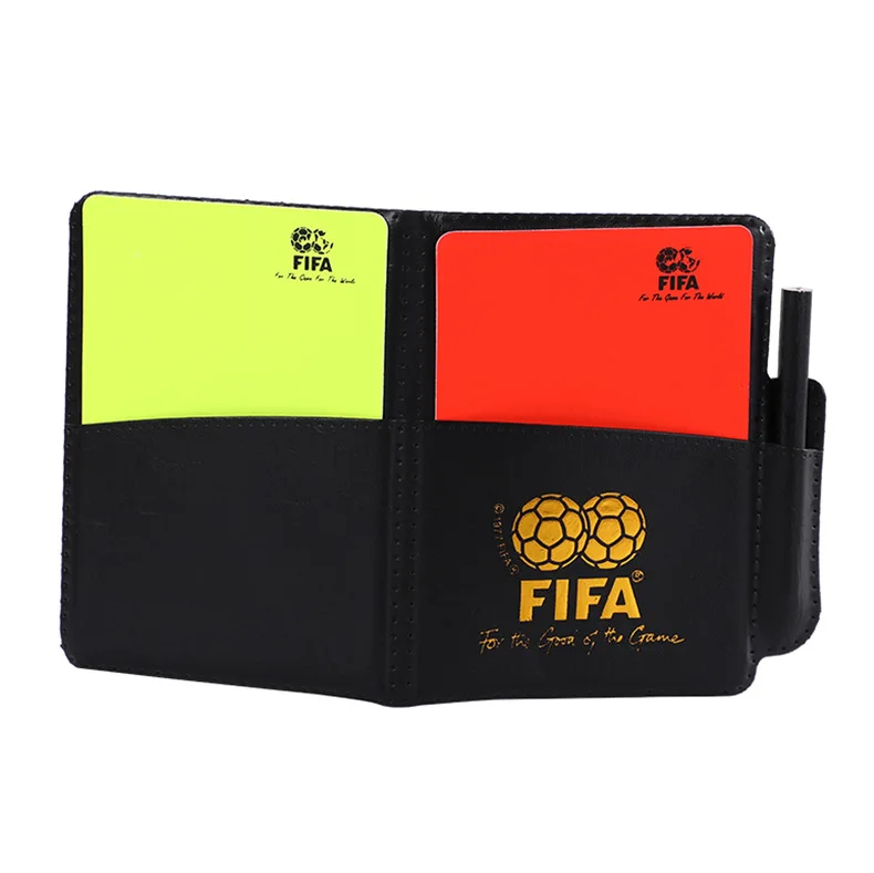 3D MAX Wholesale soccer game small Sport Officials Penalty Card red and yellow Warning Card soccer referee card