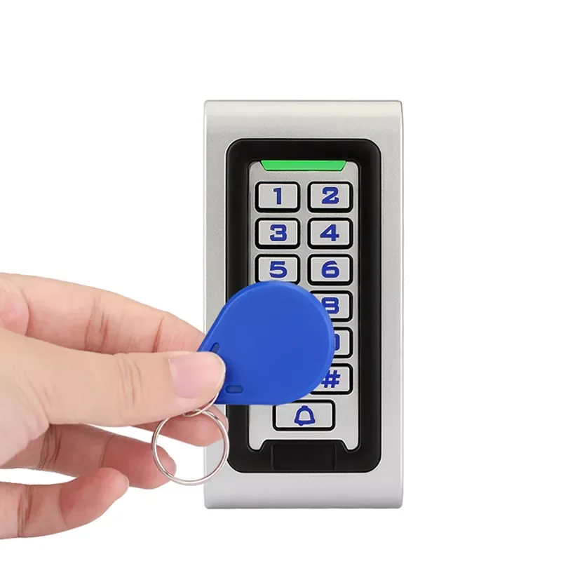 hot sell 125khz metal waterproof outdoor keypad rfid standalone access control 2000 users IP68