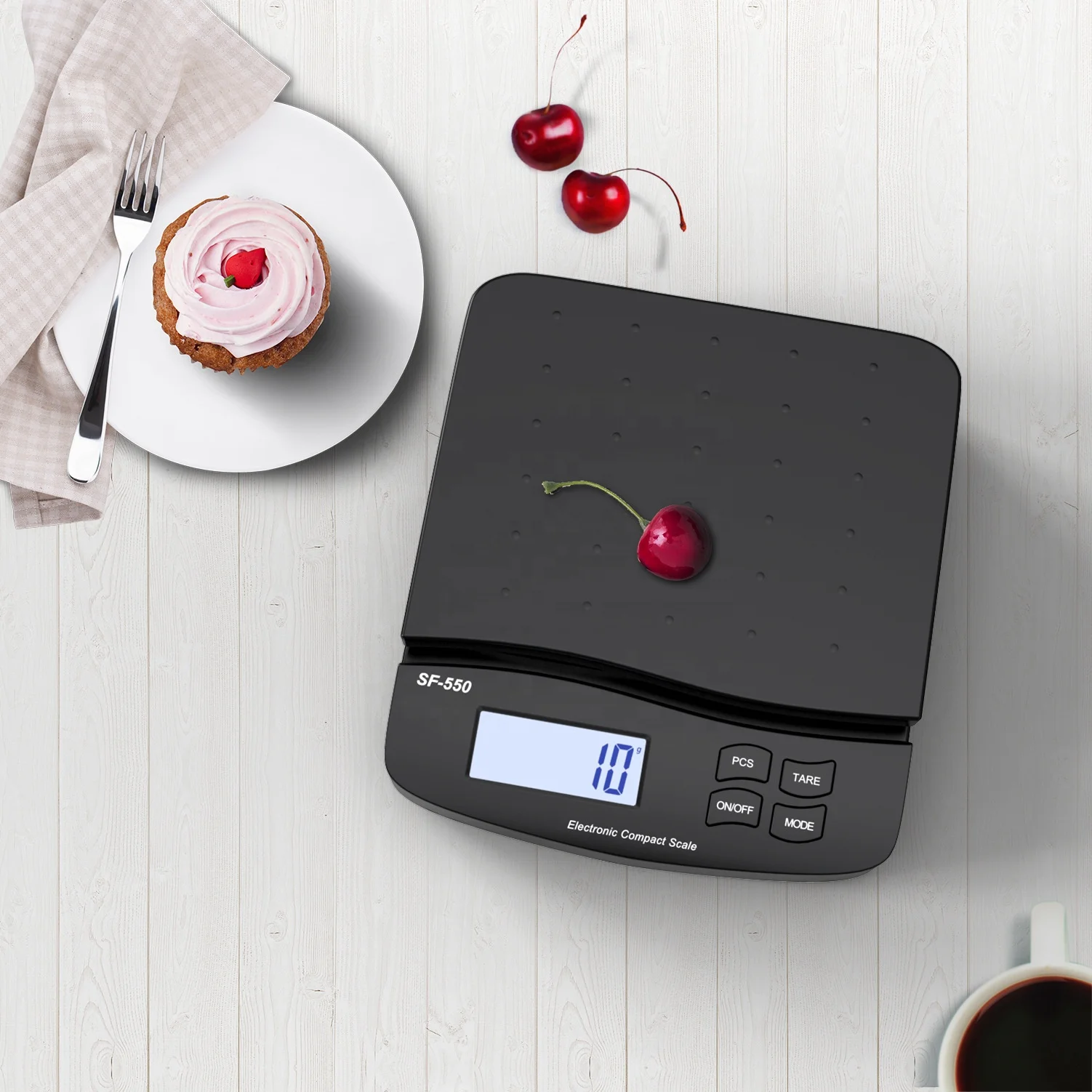 30kg/1g Electronic Kitchen Scale LCD Portable Kitchen Scale Customizable Electronic Kitchen Scale