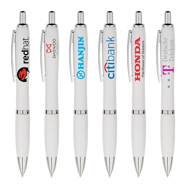 
2173 Cheap promotion Big customer logo Antibacterial pen with Ag material ISO 22196 