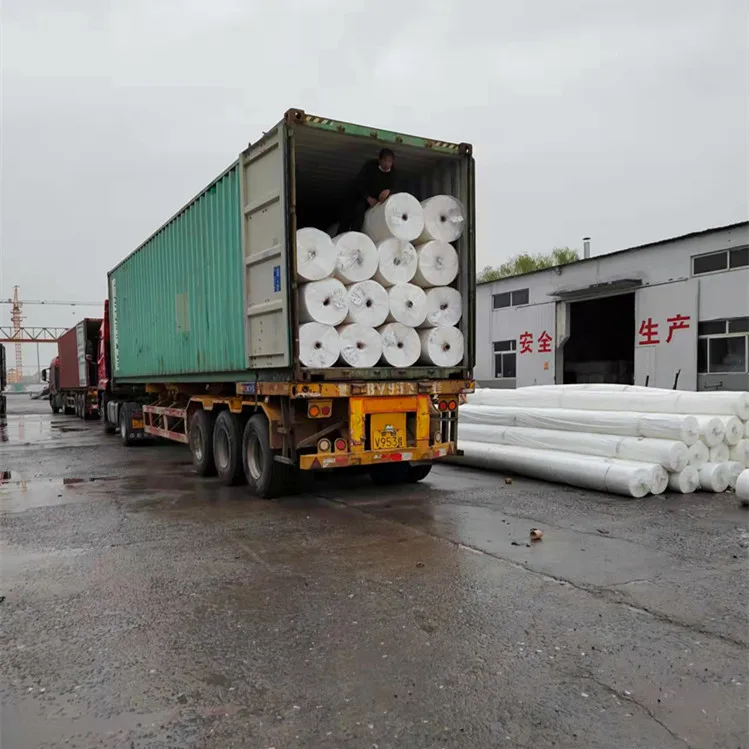 PET or PP material Staple Fiber Geotextiles Needled Nonwoven for Road Reinforced