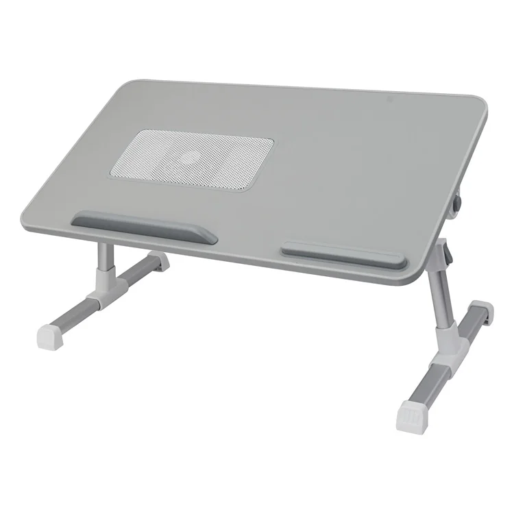 Factory Hot Sale PU Panel Adjustable Laptop Table Lap Table Laptop Multipurpose Laptop Table  With Cooling Fan