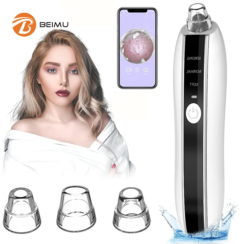 Ultrasonic Vacuum Removal Machine Remove Cleansing Beauty Facial Blackhead Remover