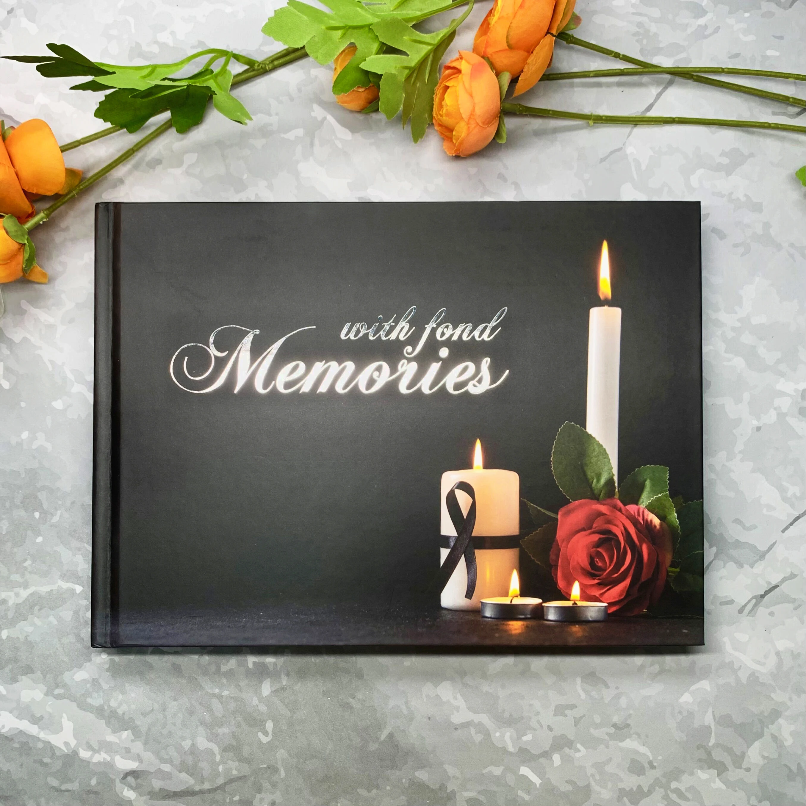 SM-ZL008 фабрика, оптовая продажа, Высококачественная похоронная книга, гостевая книга