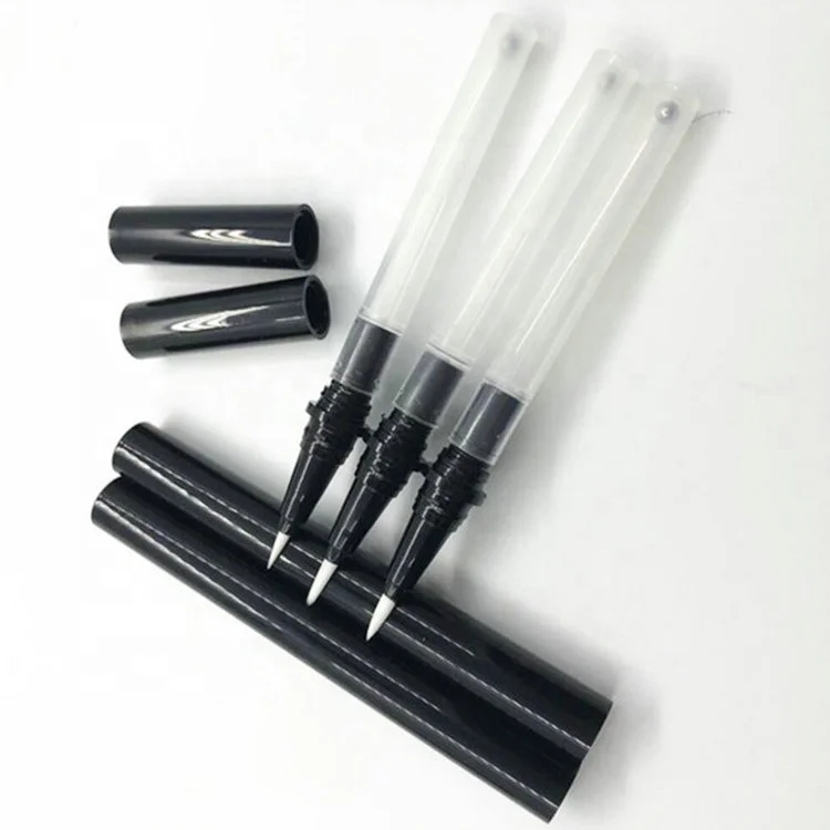 DIY Eyelash Magic Empty Roller Tip Eyeliner Pencil With Steel Ball Ball Straight Liner Pen Eyeliner Tube Packaging