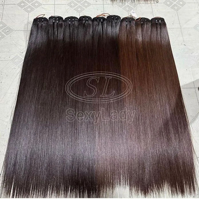 Unprocessed Raw Hair Weave 100% Human Hair Weft Super Long Raw Mink hair Bundle