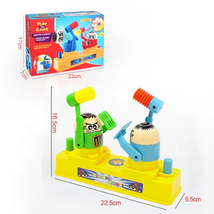 2023 Fun Tabletop Fighting Game Parent-child Interactive Hand-pressed double Toy