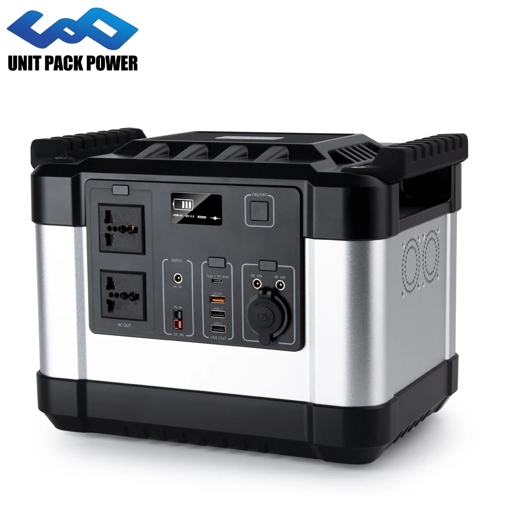 Solar System energy 1000W electricity generator inverter portable power station for home use