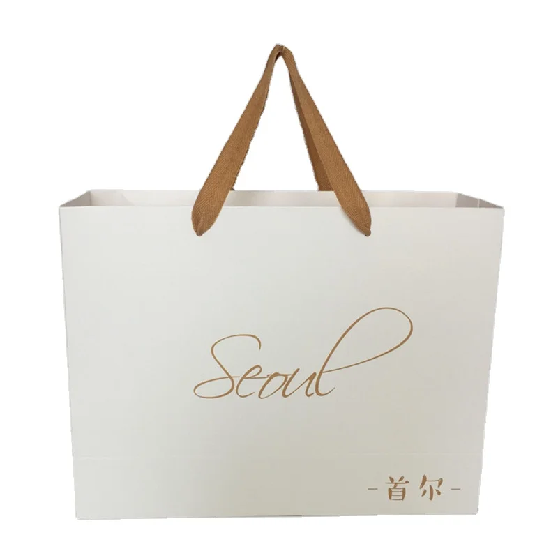 Custom Fashion Eco-friendly Pink Gift Shopping Kraft Paper Bags With Your Own Logo