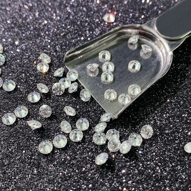 Moissanite Manufacturer Wholesale Round D EF GH Color White VVS Gra Certified Diamond Stones Loose Moissanite