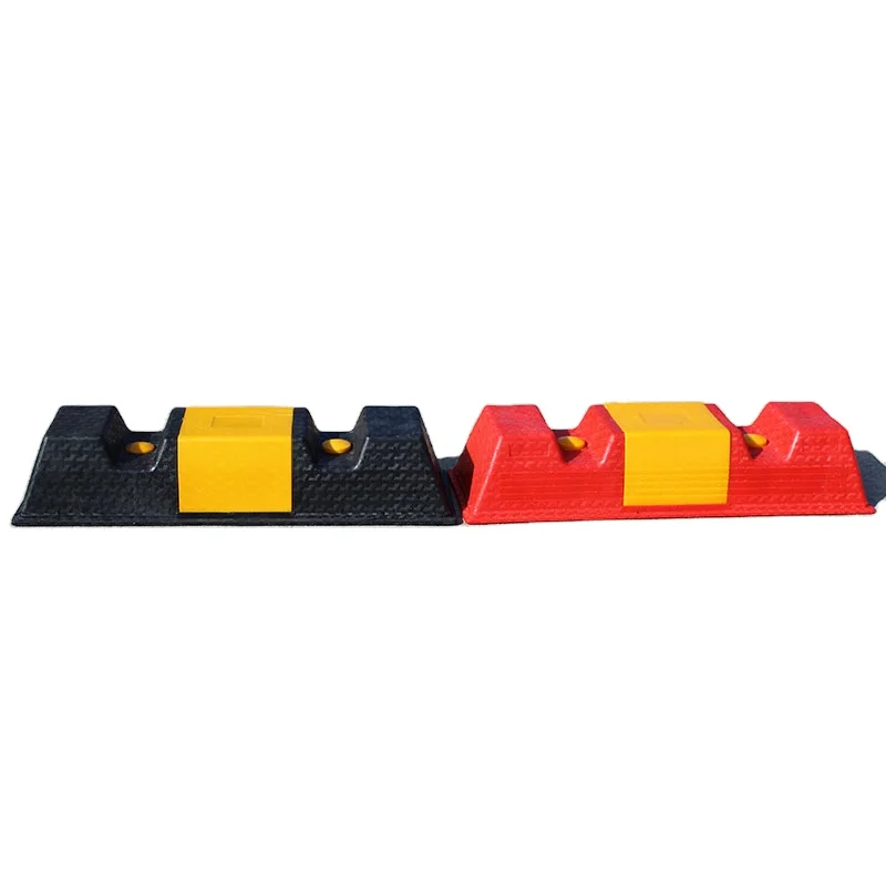  Best quality parking curb plastic road wheel stop for flexible car