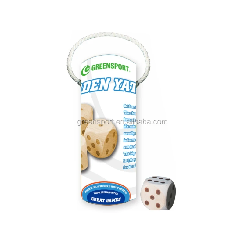 Кости игра деревянная садовая кости