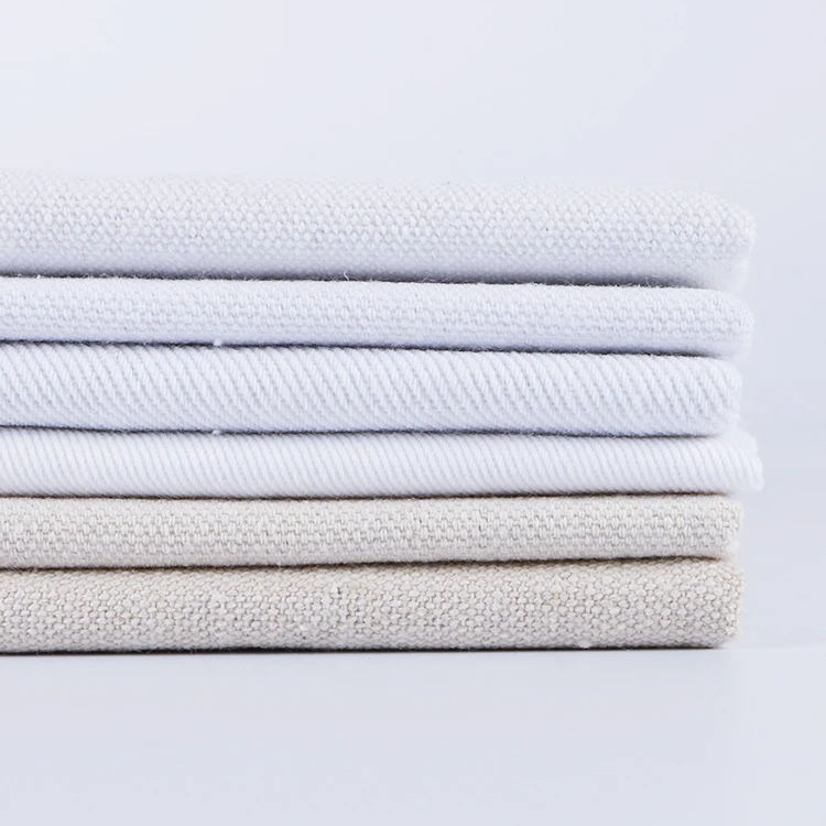 
Factory price 6A recycled cotton twill canvas fabric 