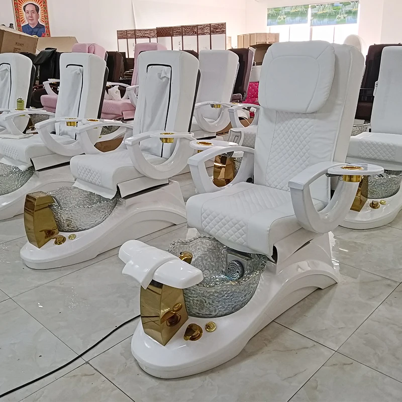 Factory Customized Pedicure Chairs Pipeless No Plumbing Luxury Pedicure Foot Spa Chairs