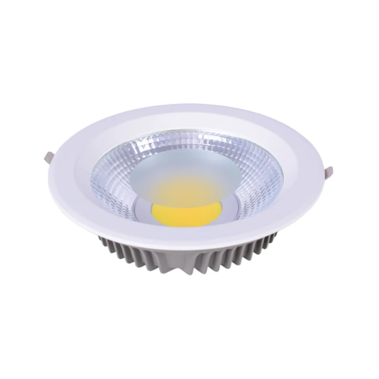 IP44 COB LED Recessed Downlights Dimmable 20W LED Ceiling Lamps Spot Light Office Downlight 83mm Cutout