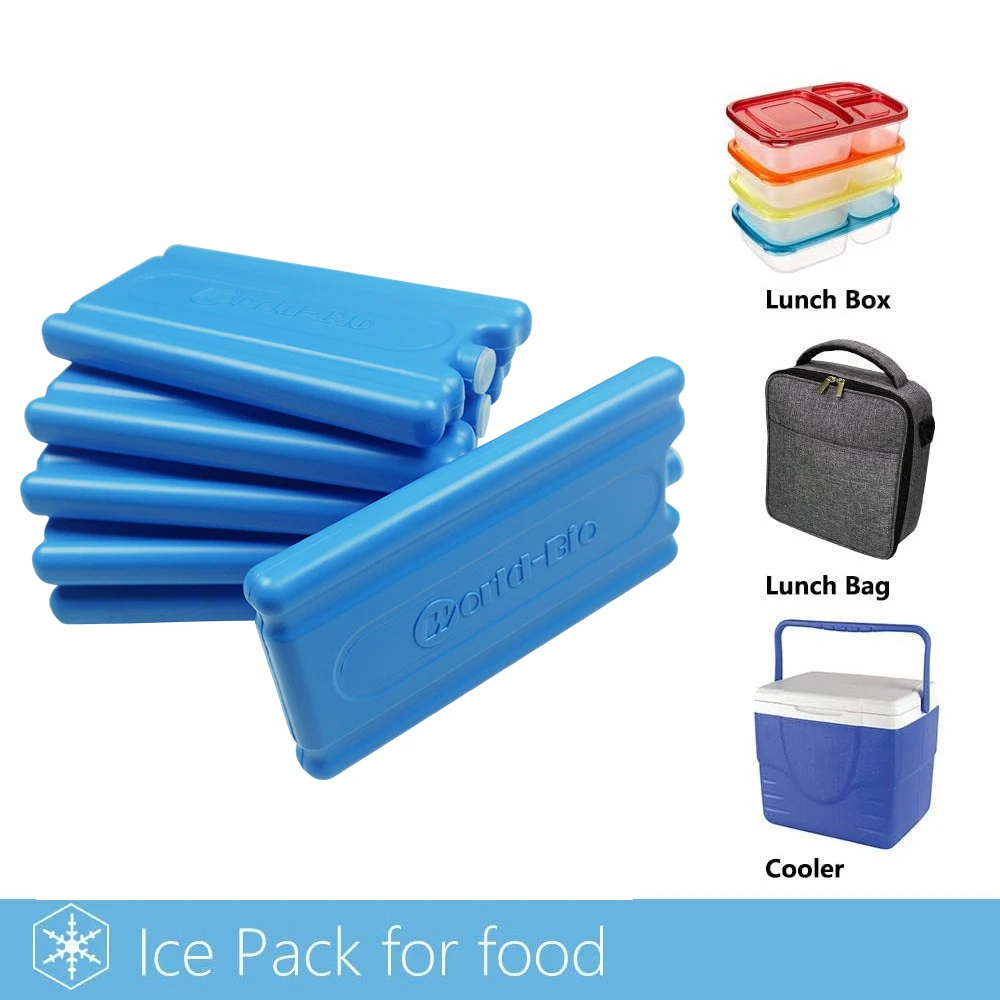 Top Selling Custom Reusable Wholesale OEM Plastic Ice Pack Ice Blocks Freezer Block Box Ice Brick Cool Pack
