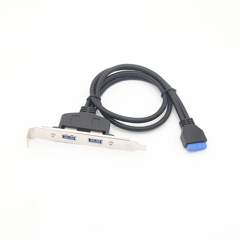 Customized Manufactory 2 Port usb 3.0 Female to motherboard 20pin cable Stock