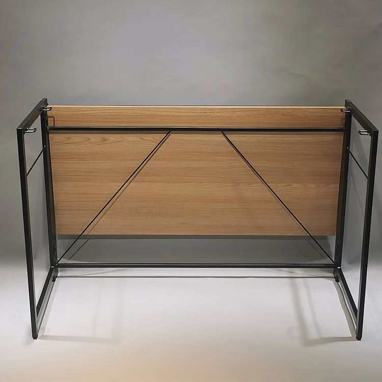 Компьютерный стол деревянный стол дизайн коричневый складной столик для ноутбука для офис Рабочий Стол изучения письменного