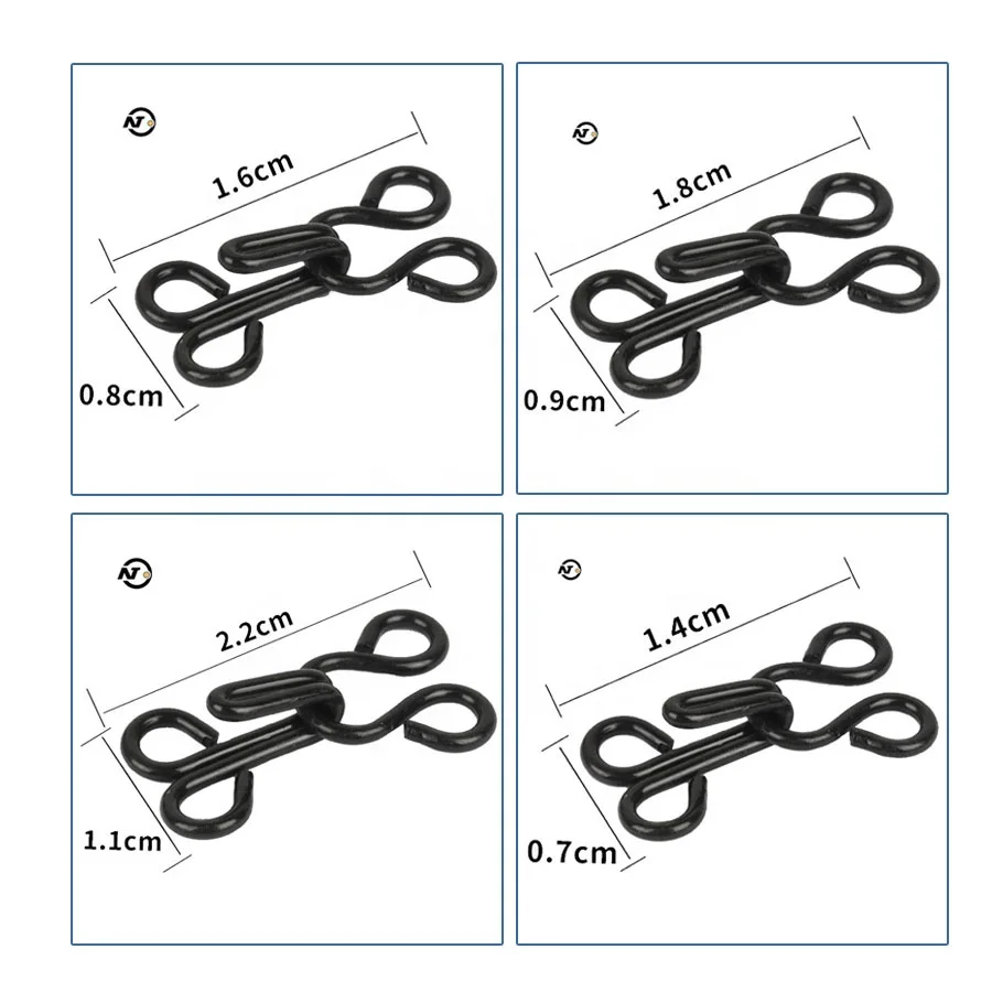 Factory Sale Directly Accessories Bra Metal Hook And Eye t