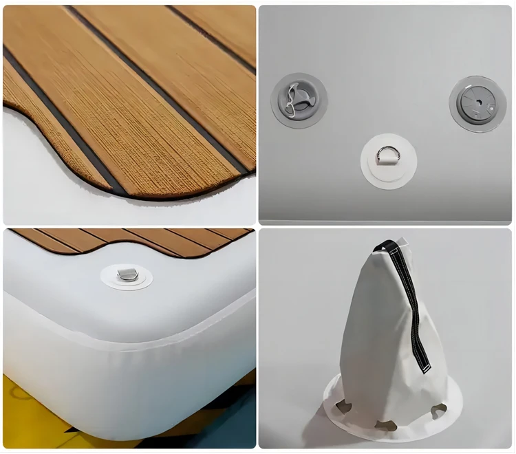 Modular Floating Pontoon Inflatable Dock Platform DWF Fishing Float Floating Mat For The Sea