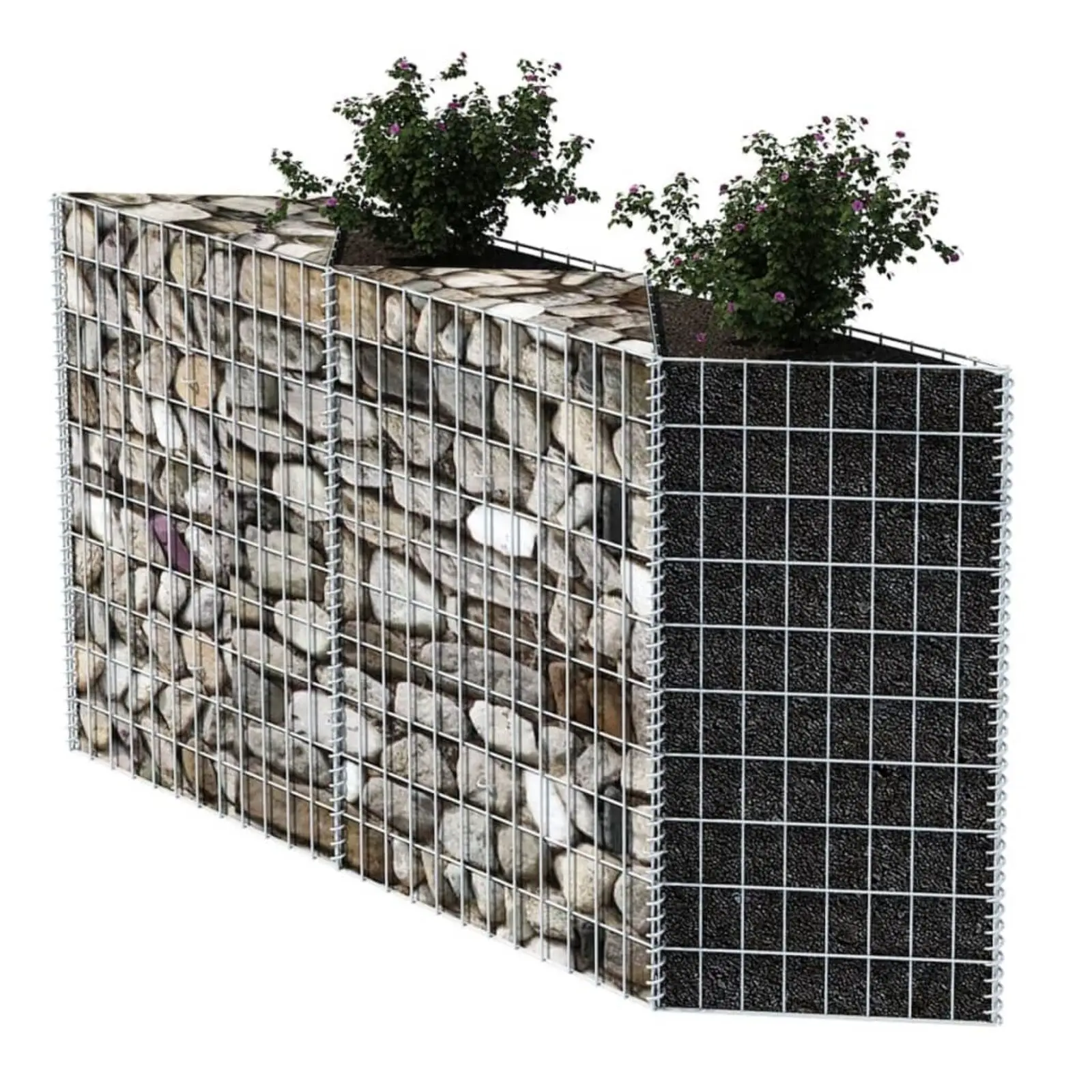 The Hottest Selling Galvanized welded Gabion wire Mesh Basket in US
