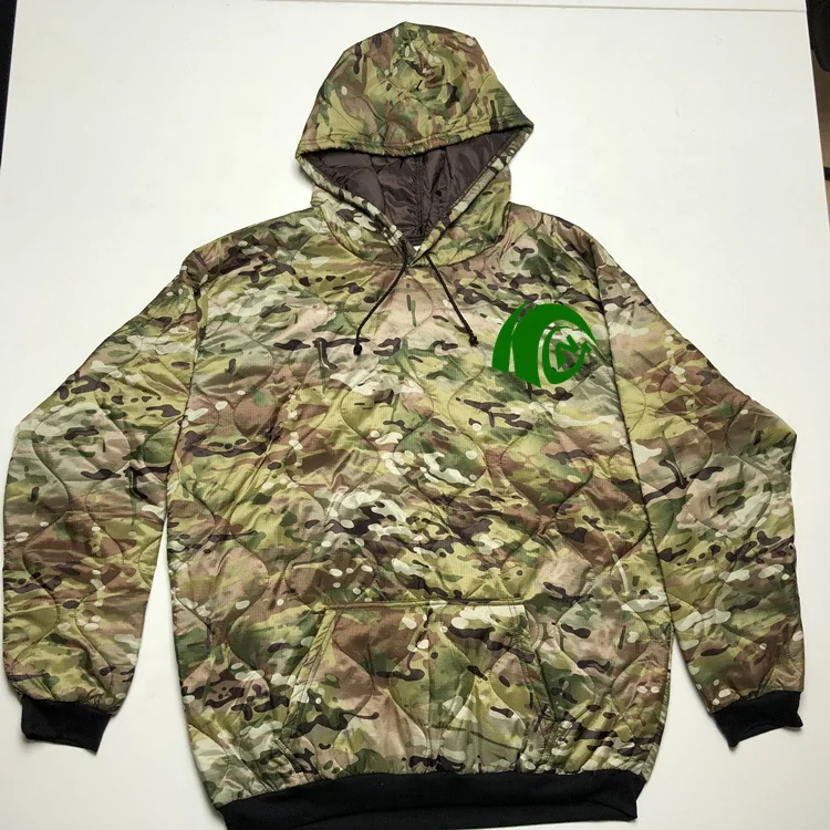 KANGO Camo  Hoodie Long Sleeve Hoodies for Men Pullovers Sweatshirts Ripstop with Pockets