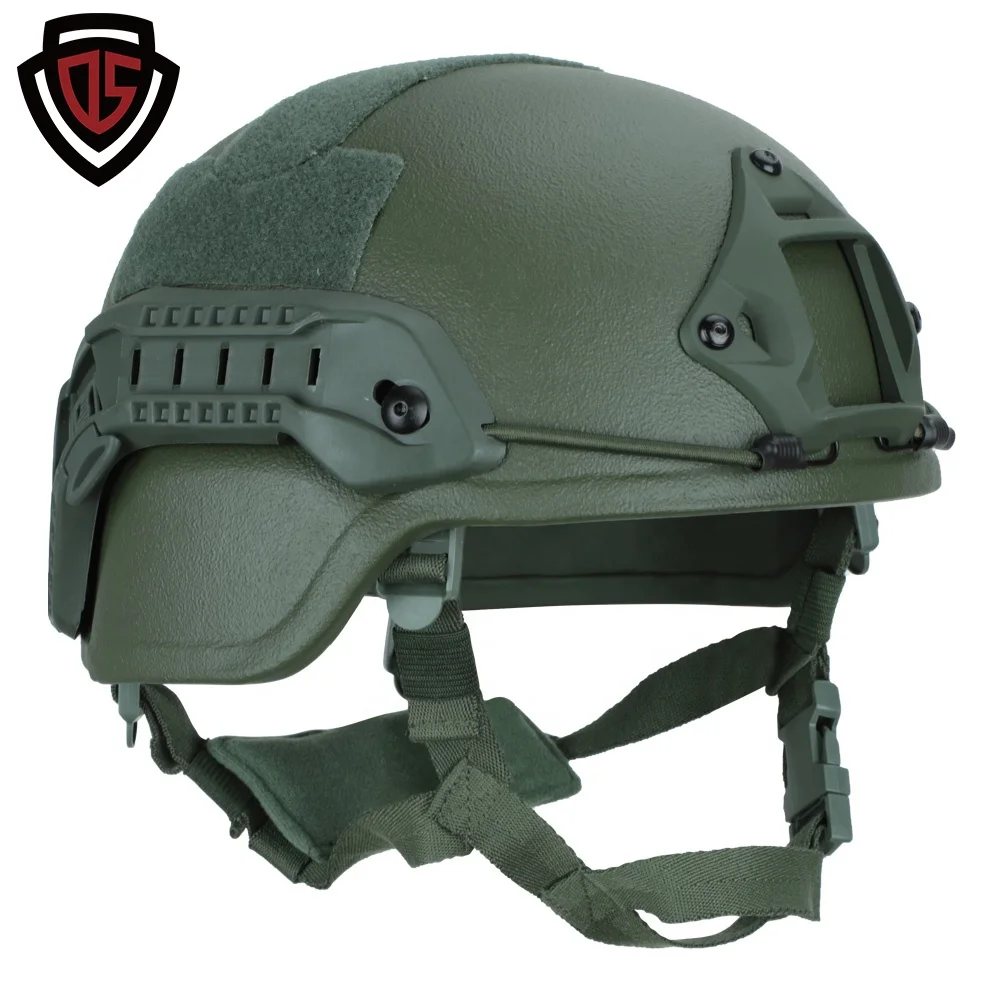 Double Safe Custom Green Multifunction fast night vision aramid IIIA ballistic army combat Military Tactical Bullet proof Helmet