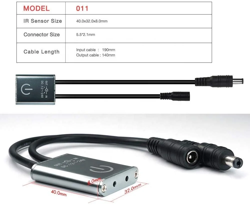 Hand waving sensor switch IR sensor for kitchen cabinet/wardrobe/closet/display cabinet/mirror /shelf China supplier 2019