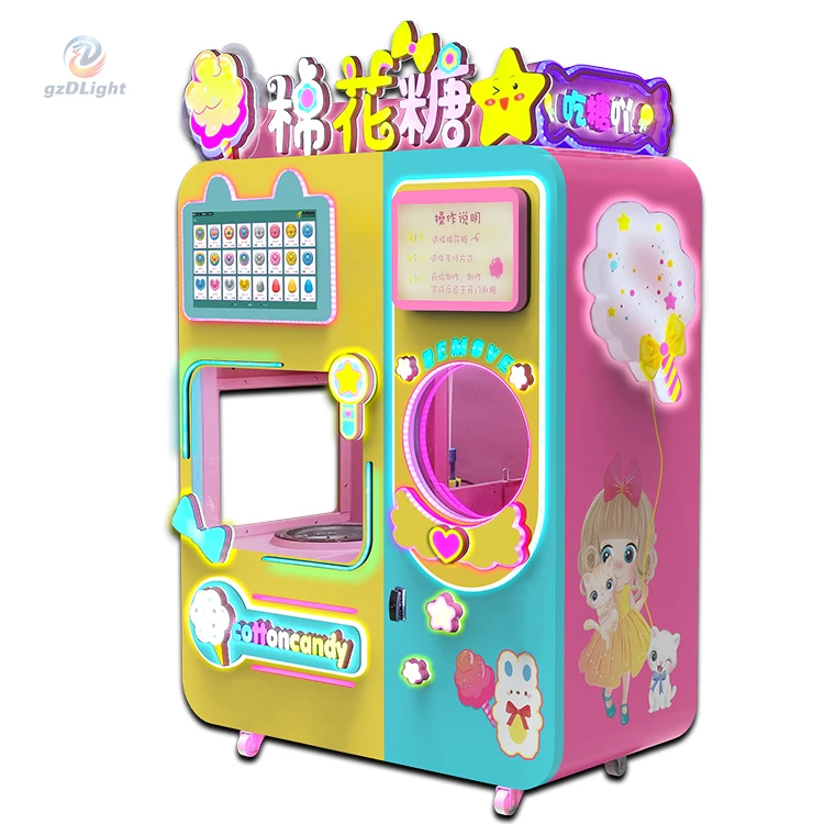 Factory Wholesale Cotton Candy Machine Mini Commercial Snack Food Processing Equipment