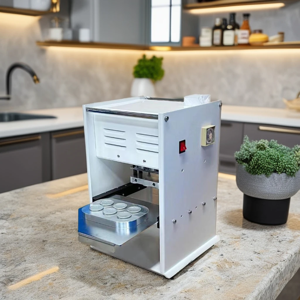 Hot Sealing Manual coffee pods sealing machine with 6 holes 4 holes 2 holes