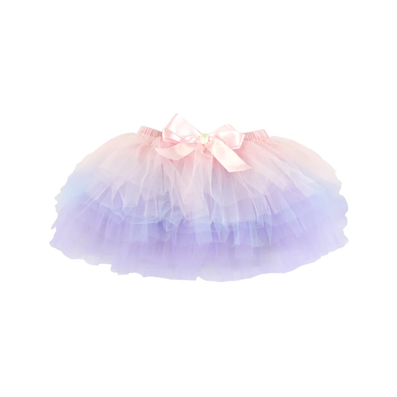 FuYu Hot Selling Classic Tutus for Girls 2 Layers Baby Girl Tutu Skirt Boutique Kids Children