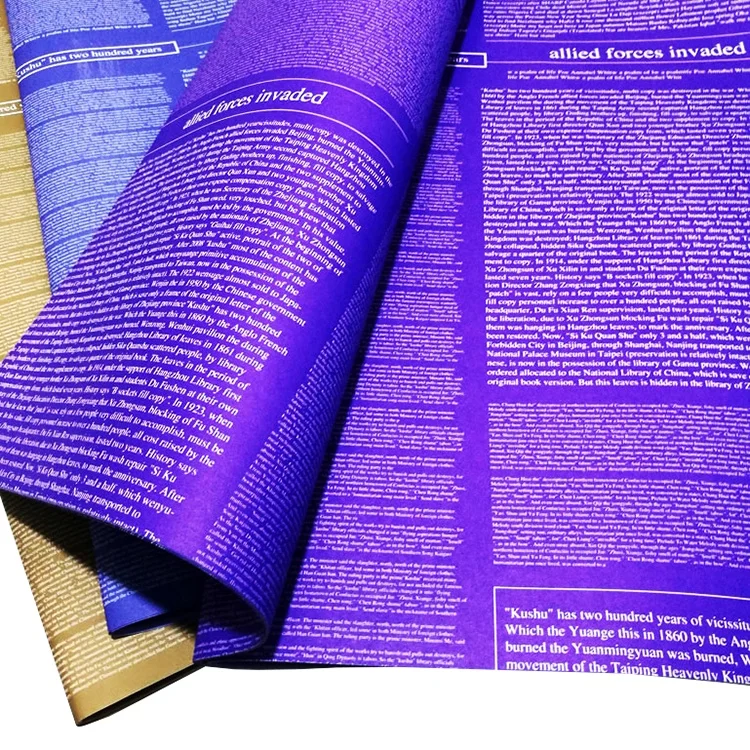 China factory wholesale custom luxury news paper double side printed waterproof flower bouquet wrapping paper