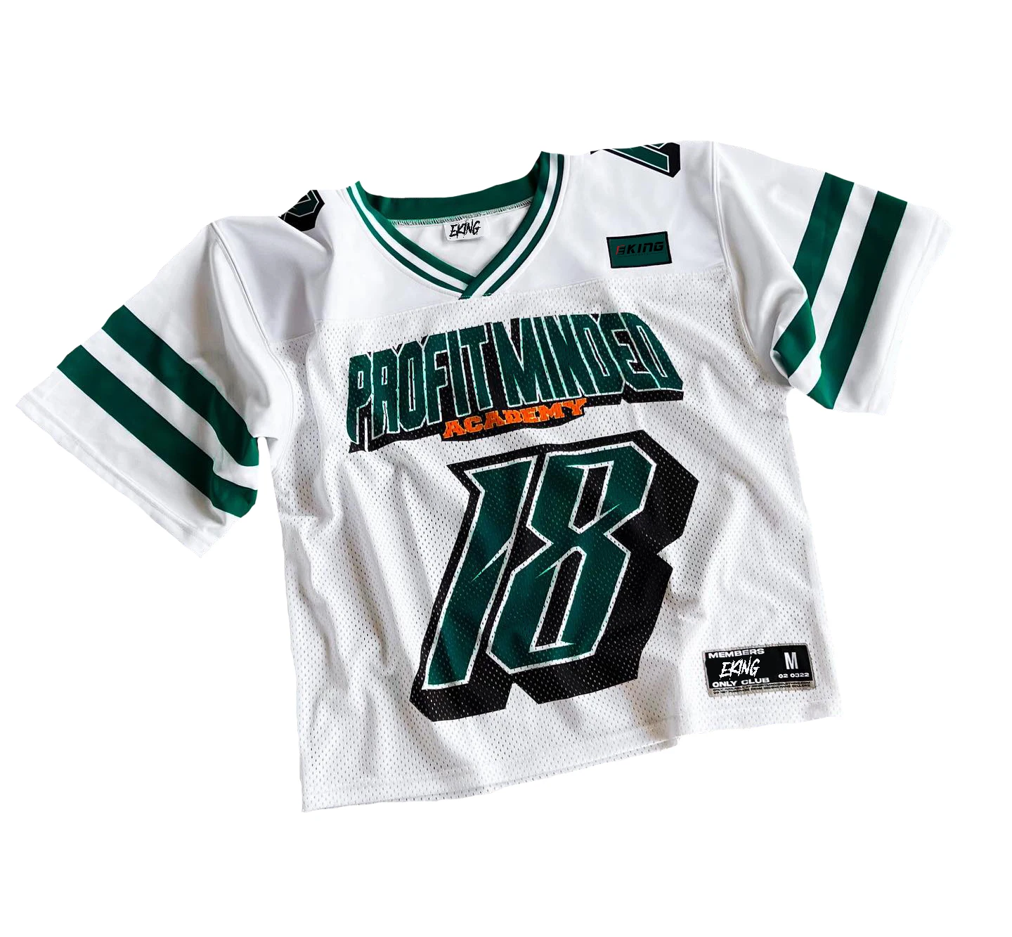 Custom Vintage Acid Washed Oversize Football Jersey High Quality  Streetwear Leisure  Boxy Cropped Football T-shirt