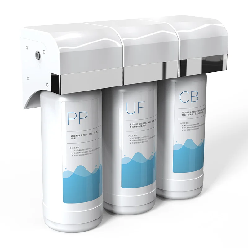 Tankless подогреватель воды под раковиной ультрафильтр 3 этапа отель подтоварной воды UF очистные установки